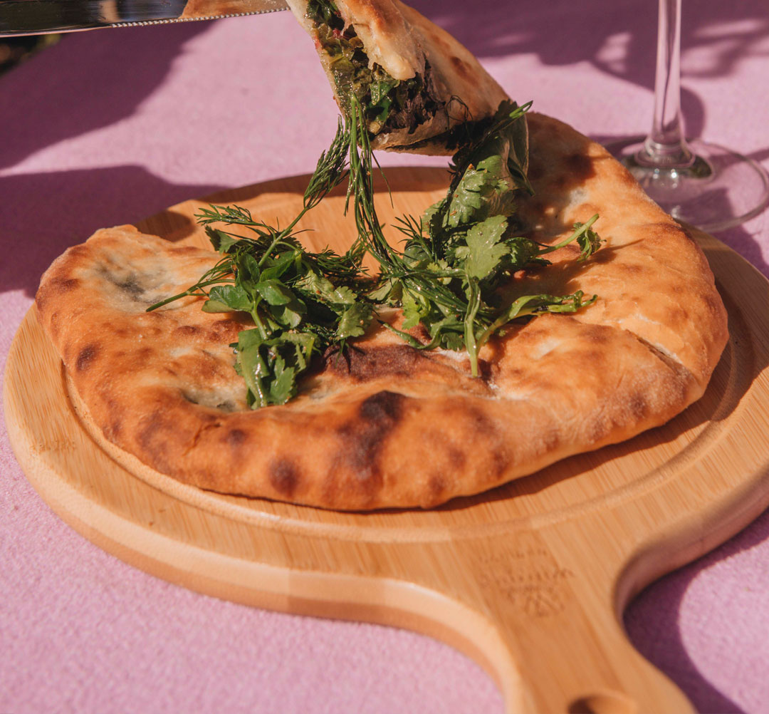 Ossetian Pie With Georgian Greens (V)